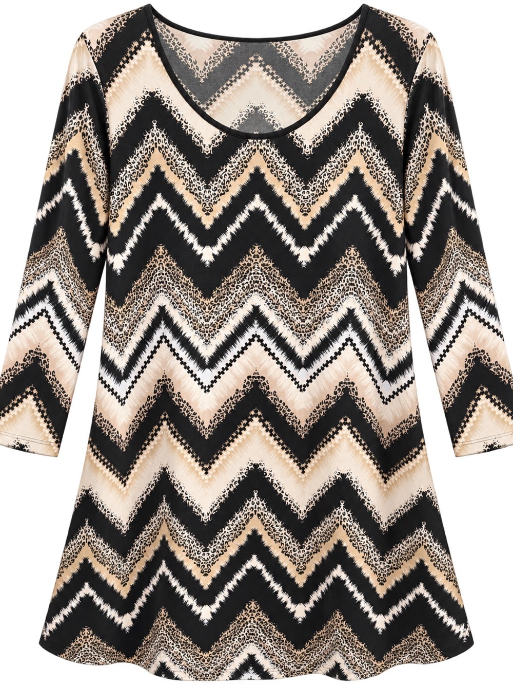 Patterned Blouse Sized Large